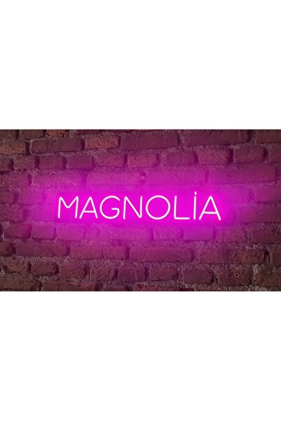 Neon magnolia neon led duvar aydınlatması