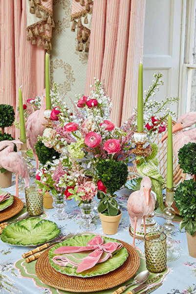 SANAT SEPET İŞLERİ Pastel Renk Konik Şamdan Mum - 4' Lü Set