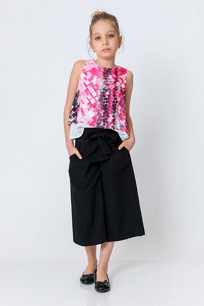 incity Girl's Ankle Wide Leg Trousers