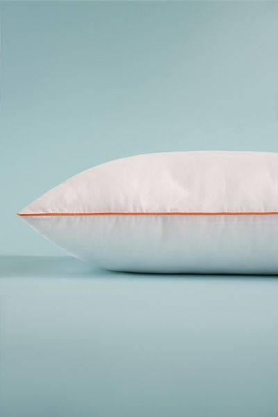 OTHELLO Teona 50x70 Cm Antiallergic and Easy Care Pillow with Orange Piping