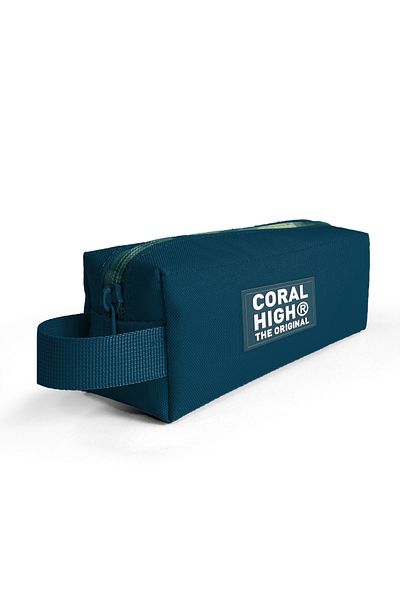 Coral High Παιδική τσάντα μολυβιού με σχέδιο καμουφλάζ Nefti 22071