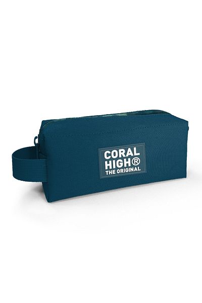 Coral High Παιδική τσάντα μολυβιού με σχέδιο καμουφλάζ Nefti 22071
