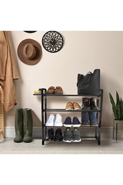 devigo Kaliteli 4 Katlı Ayakkabılık -fonksiyonel Geniş Ayakkabılık