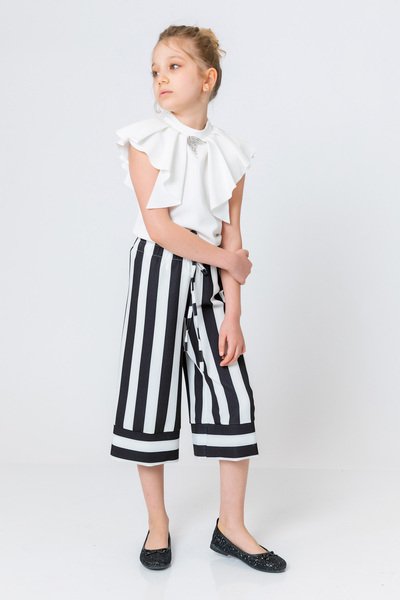 incity Дівчачі штани в смужку з широкими штанинами