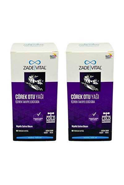 Zade Vital Çörek Otu Yağı 60 Yumuşak Kapsül 2 Adet