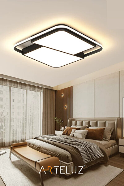 ARTELUZ KESİK KARE MODEL MODERN PLAFONYER AVİZE (50X50 CM)