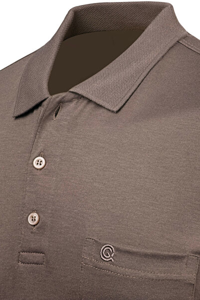 Çizgi Triko Ανδρικό μπλουζάκι πόλο με λαιμόκοψη με κουμπιά με κλασική εφαρμογή