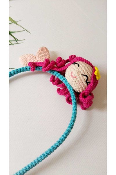 Kadın Girişimciler Atölyesi Mermaid Amigurumi Coroană lucrată manual 100% bumbac