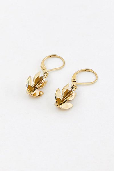Bianco Lucci Tulip Shaped Steel Women's Earrings - AKSS236