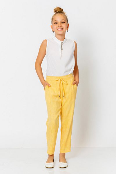 incity Girl's Self Patterned Trousers