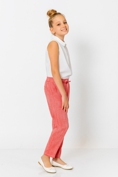 incity Girl's Self Patterned Trousers