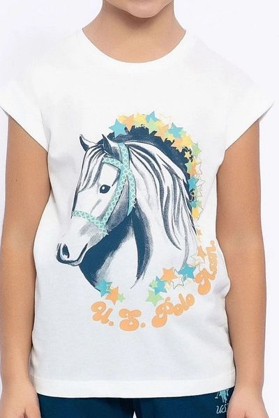 U.S. Polo Assn. Σετ κοντομάνικη πιτζάμες για κορίτσια