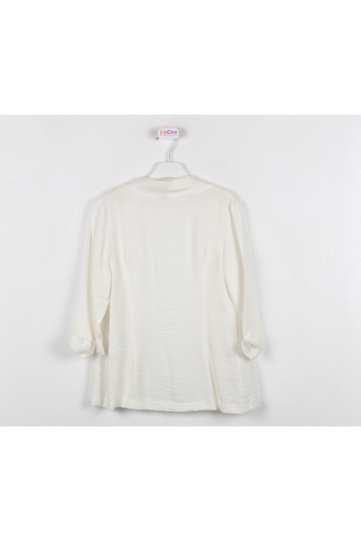 incity Girl's 3/4 Sleeve Open Front Blazer Jacket