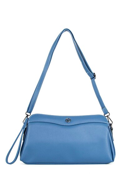 HNB ÇANTA Жіноча сумка-портфель Mv072 Синя