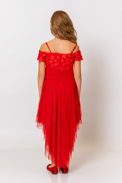 incity Kız Çocuk Arkası Uzun Önü Kısa Abiye Elbise