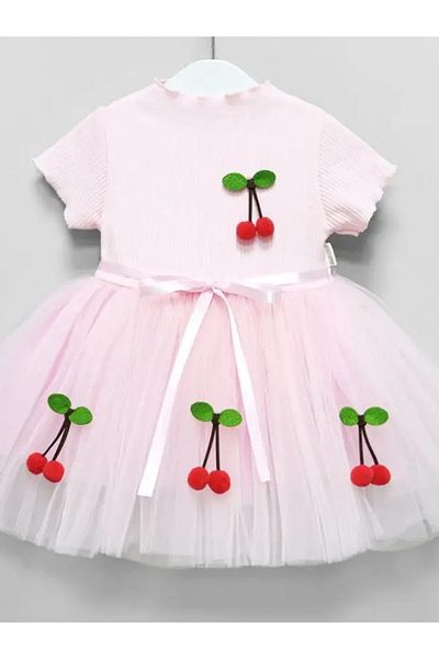 Leylamok Rochie Tutu Fetă Cireș