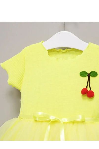 Leylamok Rochie Tutu Fetă Cireș