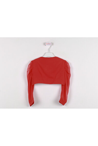 incity Girl's Tulle Sleeve Detailed Bolero