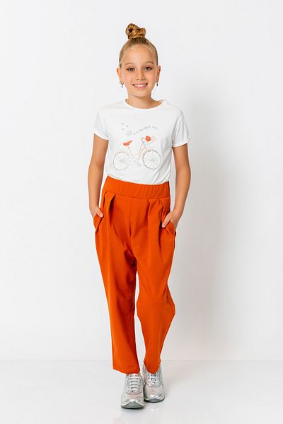 incity Girl's Slouchy Trousers with Elastic Waist