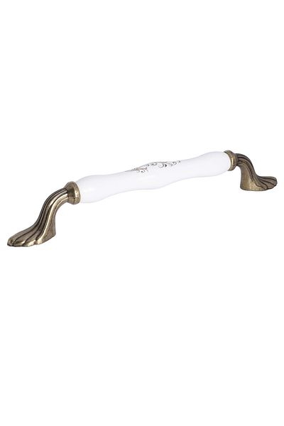 Porcellana Perla Porcelain Handle Cabinet Drawer Furniture Kitchen Child Handle Venus 16 cm - Stk0288