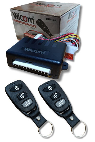 WICOM Oto Merkezi Kilit Uzaktan Açma Kapama Deri Kayışlı Kumanda Seti 12v