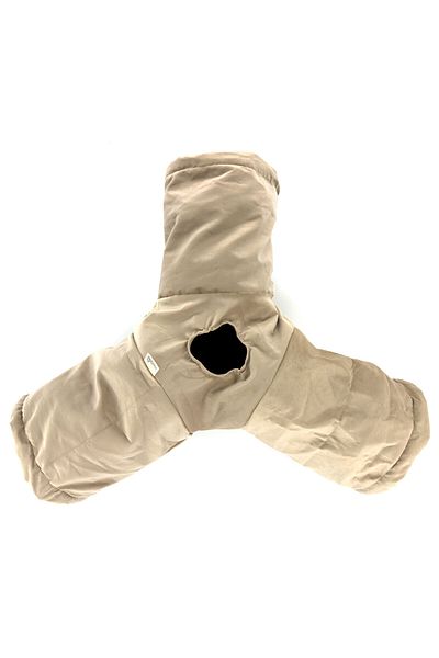 Dilekita Three-Way Foldable Velvet Cat Tunnel (Cream)