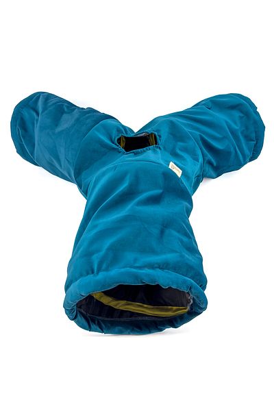 Dilekita Three-Way Foldable Velvet Cat Tunnel (Night Blue)