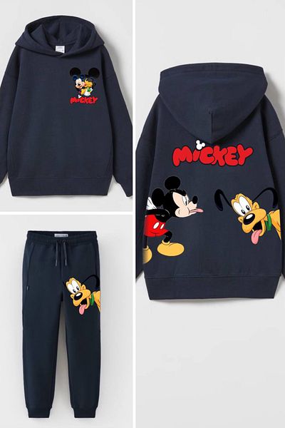 LEON CLUB Σετ φόρμας Unisex Kids Navy Blue Hooded