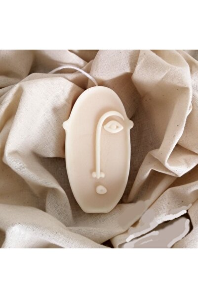 HogART Design Soyut İnsan Yüz Mum & Sabun Silikon Kalıbı