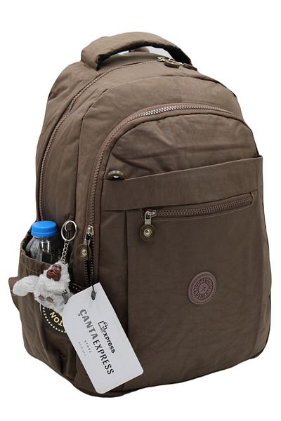 ÇantaExpress Σχολικό σακίδιο πλάτης Bevitton Unisex Mink - Αδιάβροχο ύφασμα 2300