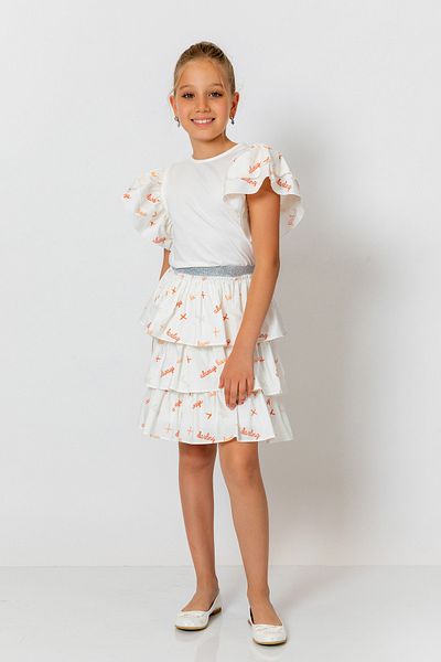 incity Girl's Ruffle Sleeve T-Shirt