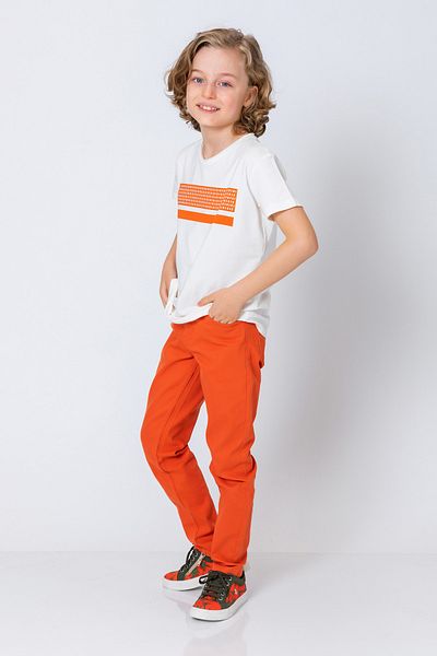 incity Boy's Stripe Printed Combed Cotton