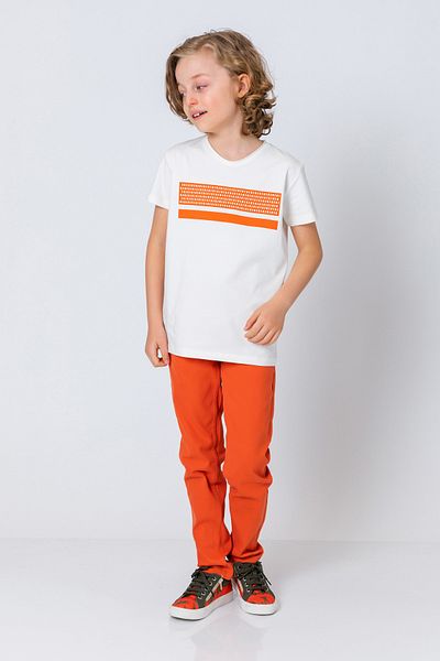 incity Boy's Stripe Printed Combed Cotton