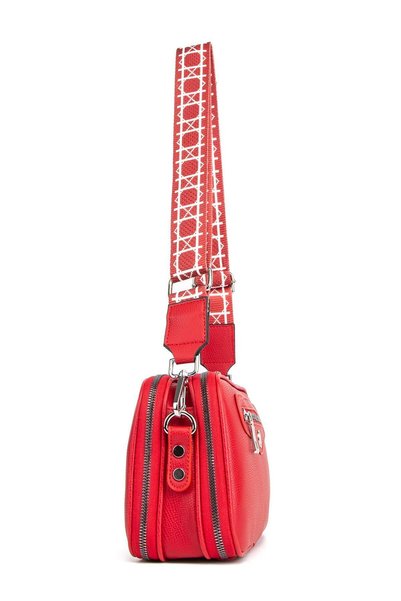 HNB ÇANTA Crossbody Women's Shoulder Bag Madame Vera Mv070 Red