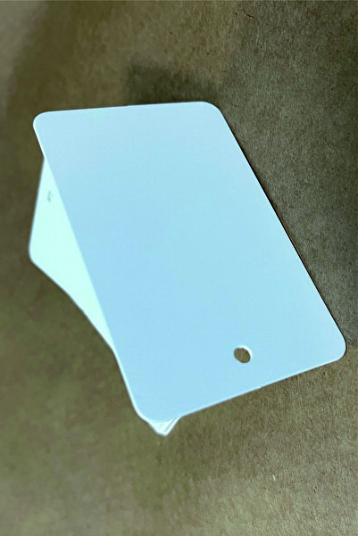 Örün Matbaa White Unprinted Oval Card - 100 Pieces, 5.2x8.4 cm, Note Card Gift Note