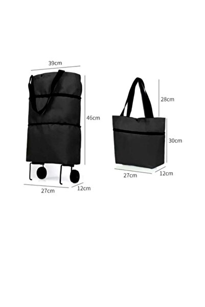 CARNIVAL LAND Katlanabilir Pazar Arabası Pazar Çantası Market Piknik Alışveri...