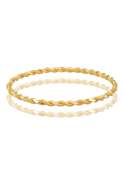 10 Gr (gram) 22 Ayar Işçiliksiz Paftalı Burma Bilezik