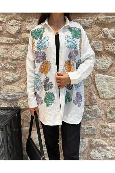 Neomod OVERSIZE MOLD SPECIAL DESIGN EMBROIDERED SHIRT