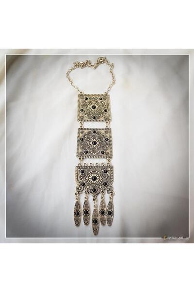 Z Jewelry Design TOOBA - Vintage Etnik Otantik Bohem Kadın Kolye - ZJA-Z-0012