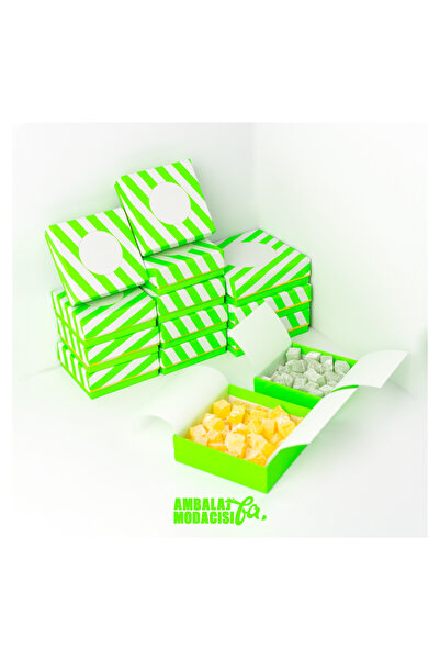 Ambalaj Modacısı 2024 Model / Small Taslama Box Yeşil 25 Adet ( 10.5x10.5x3.5...