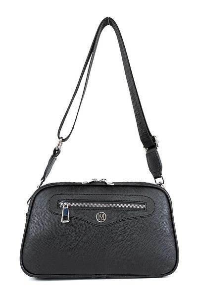 HNB Geantă Cross Strap Geantă De Umăr De Damă Madame Vera Mv070 Negru
