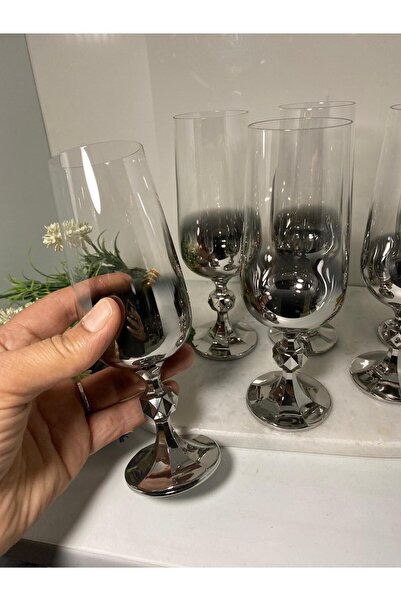 elif aksesuar Titanium Plated Standing Coffee Side Cup Silver Machine Washing...