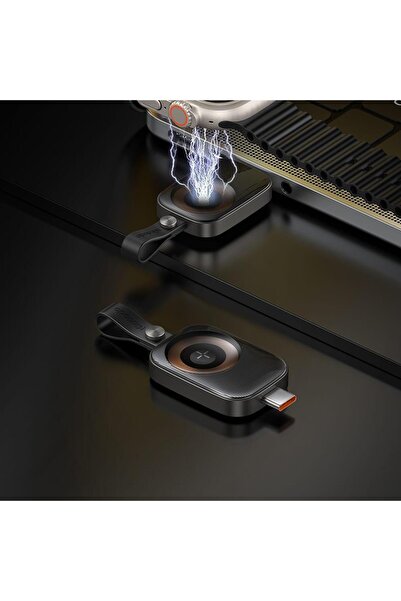 Mcdodo CH-4993 Apple Watch TypeC Kablosuz Şarj Cihazı - Siyah