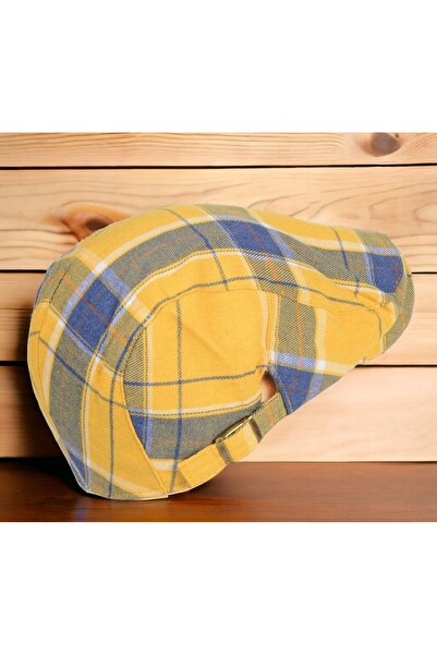 Shopiolog %100 Keten Kumaş Yazlık Spor Model London Erkek Kasket