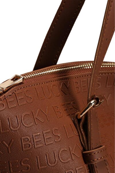 Lucky Bees Patterned Women's Hand and Shoulder Bag