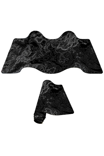 PORGE Gaming Mouse Pad 90x40 Mouse Pad XXL Oyuncu Mousepad Siyah Mouse Pad
