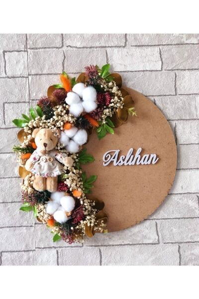 Moshi Design Kız Bebek/çocuk Kapı Süsü Isim Yazılı