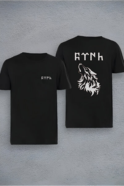 Massgai Tricou oversize din bumbac unisex imprimat Türkiye - Design Ulu Kurt,...