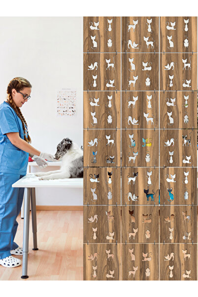 standarts Makta ® Lazer Kesim Sarkıt Paravan, Ahşap Seperatör, Oda Bölücü 4'l...