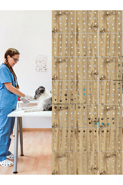 standarts Makta ® Lazer Kesim Sarkıt Paravan, Ahşap Seperatör, Oda Bölücü 4'lü Panel Levha Seti